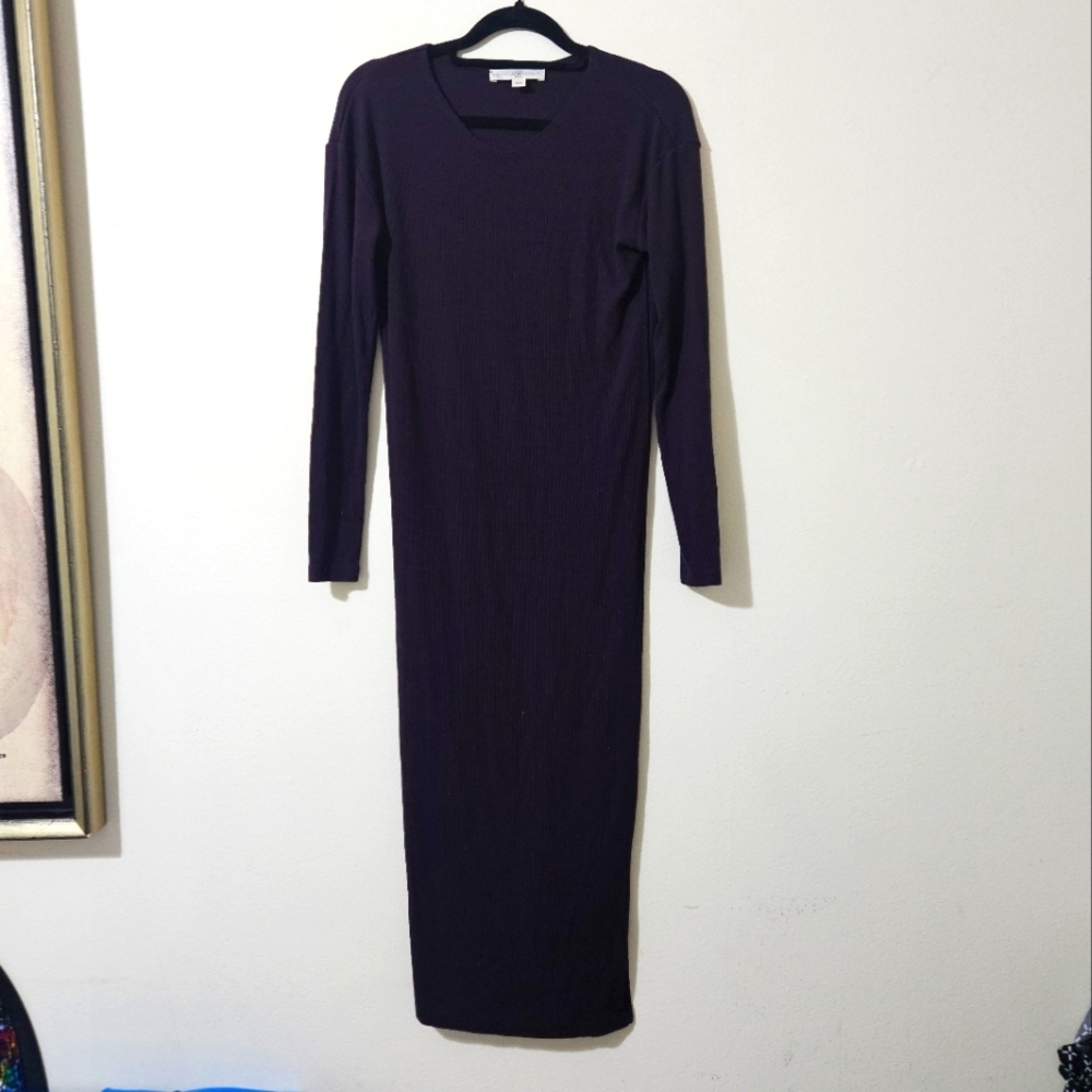 Mimu Maxi Ribbed Bodycon Dress
